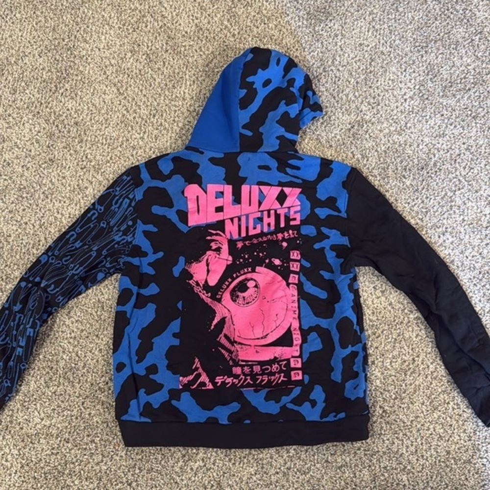 DropX™ Faile Deluxx Fluxx x ToyQube Astro Boy Hoodie Black Light XXL